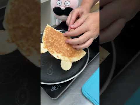 🐻 Quesadilla au jambon et fromage trop mignonne #Shorts