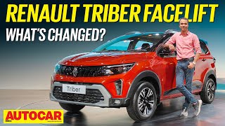 2025 Renault Triber facelift - All details on Renault's revamped 7-seater | Walkaround|Autocar India