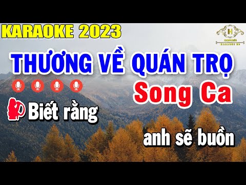 Thương Về Quán Trọ Karaoke Song Ca Nhạc Sống | Style Rumba Pro TH 3 | Trọng Hiếu