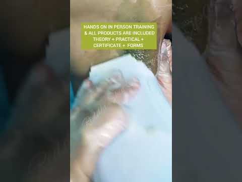 Underarms Waxing with Roller #shorts #waxing #underarms