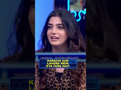 Difference Between Karachi & Lahore   #hasnamanahai #tabishhashmi #laibakhan #geonews #shorts