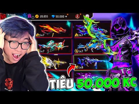 BI HUỲNH LẦN ĐẦU CHƠI FREE FIRE NẠP 50K KC VÀ NÂNG CẤP PARAFAL CUỒNG LONG QUÁ MẠNH