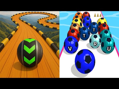 Sky Rolling Balls VS AZ Run - All Levels Gameplay Android iOS Ep 1
