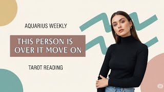 AQUARIUS ♒🏺 | Thinking About Them? The Cards Say "MOVE ON."