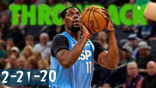 Naz Reid's First Career NBA Start! (2/21/20) Classic Highlights.