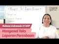 Kuis Teks Laporan Percobaan