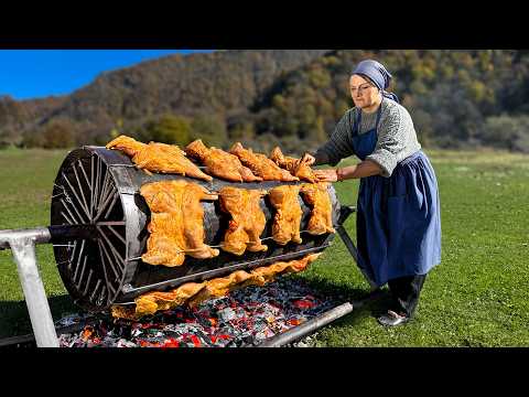 🔥 Grilled Chicken on a DIY Grill Taking the Internet by Storm! 🍗🔥