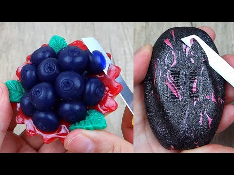 Relaxing Soap Cutting ASMR. Satisfying Soap and lipstick cutting. Corte de jabón - 940