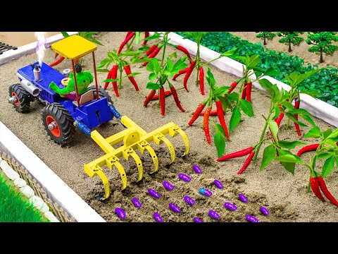 diy tractor plough machine with Cage Wheel | new mini tractor videos | new diy tractor videos