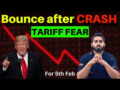 Nifty & Banknifty Prediction for 5th Feb I Trump Tariff Fear