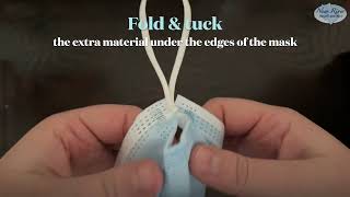 How to Knot and Tuck Your Mask to Improve Fit (English Language Version)
