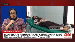 BGN: 45 Dapur Langgar SOP, 40 Dapur Ditutup Usai Kasus Keracunan MBG