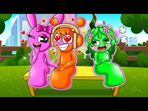 Incredibox Sprunki - ORANGE OREN & PINKI & VINERIA Love Triangle?! - Incredibox Sprunki Animation