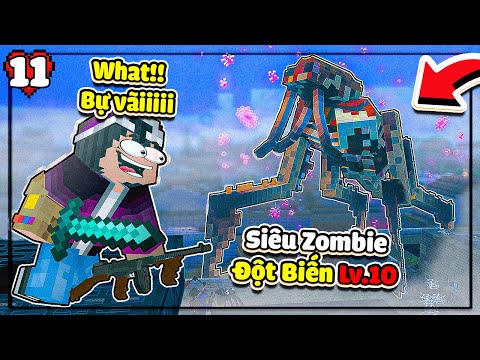 MINECRAFT VÙNG ĐẤT ZOMBIE * TẬP 11 | LỘC ĐI SĂN SIÊU ZOMBIE ĐỘT BIẾN CỰC KHỦNG VÀ CHẾ TẠO GIÁP MỚI🤩😎