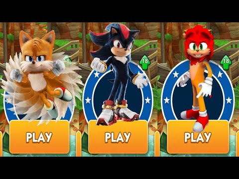 Movie Tails vs Movie Shadow Sonic Movie 3 vs Leon Adventure 2 vs All Bosses Zazz Eggman - Sonic Dash