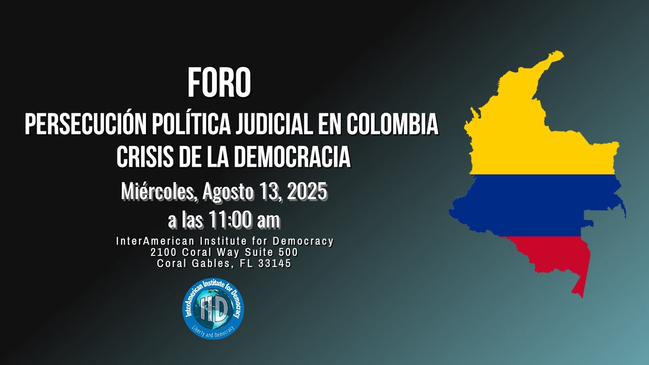 Foro "Persecución política judicial en Colombia”