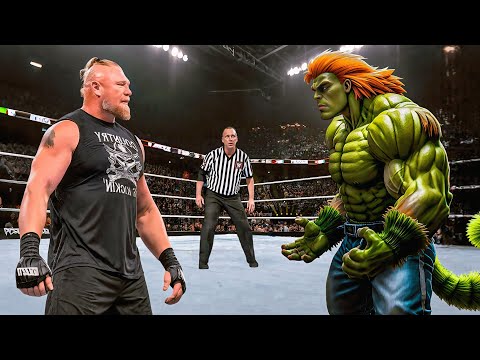 🔥FULL MATCH - Brock Lesnar vs Blanka - Iron Man Match 2025 | WWE Feb 18, 2025