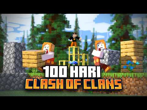 100 Hari Clash of Clans Minecraft