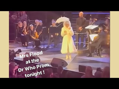 Mrs Flood [Anita Dobson] at tonight's Dr Who Prom - Mon 26/08/2024