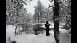 Hot Tenting and Snowshoeing 28 km in -15C