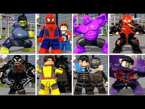 All Character Transformations in LEGO Marvel Super Heroes 2