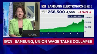 Samsung Electronics workers to go on strike after wage talks break down