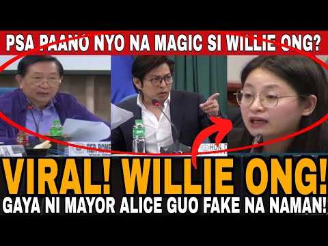 MR. WILLIE ONG NADISKUBRE ANG KANYANG PAGKATAO DAHIL SA MGA ILLIGAL NA AKTIBIDADES, FAKE DIN PALA!!