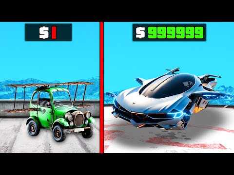 $1 to $1,000,000,000 FLYING CAR in GTA 5