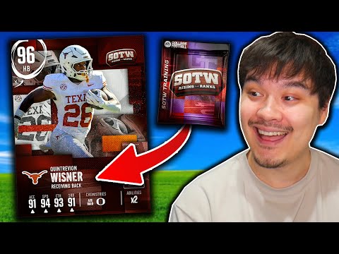 I Spent ALL my Training for LTD Tre Wisner! - College Football 25