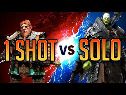 SOLO ARTAK Vs 1 SHOT GNUT FOR ICE GOLEM TURN BASED RUNS! | Raid: Shadow Legends