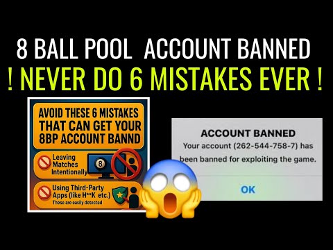 Never Do These 6 Things in 8 Ball Pool or You'll Get BANNED!