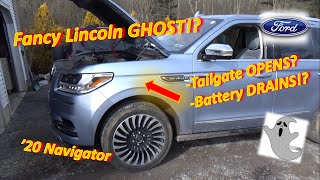 Fancy Lincoln GHOST STUMPS 2 DEALERS...and PHAD?? ('20 Navigator: Tailgate, Battery DEAD?)