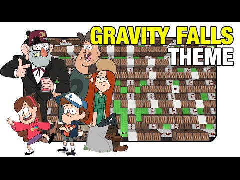 Gravity Falls "Theme" - Minecraft Xbox |NoteBlock Song|