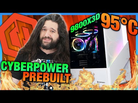 Cyberpower, Please Stop: 95°C 9800X3D Pre-Built Gaming PC Review