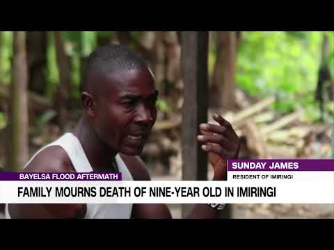 Bayelsa Flood Aftermath: Family Mourns Death Of Nine Year Old In Imiringi