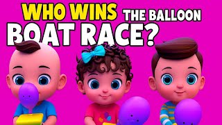 Who Wins the Balloon Boat Race? for Kids