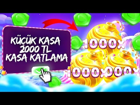 SLOT OYUNLARI 🍭 SWEET BONANZA 1000 🍭 BONANZA DA KÜÇÜK KASA 2000 TL İLE KASA KATLAMA !! #slotoyunları