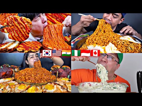 INTERNATIONAL MUKBANG COMPILATION ( EXTREME BIG BITES )🙀