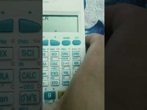 how to write in calculator