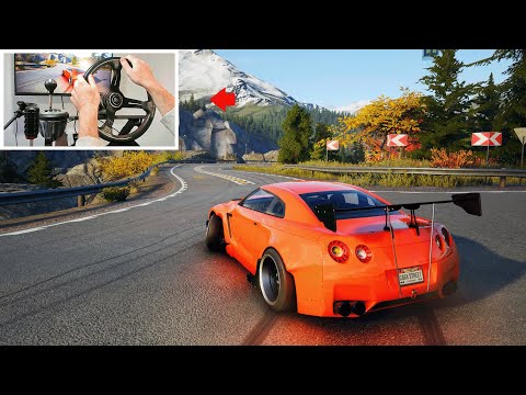 Nissan GTR Touge Drift (MOZA R9 Wheel) | CarX Street PC