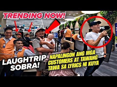 Lupet ni kuya maningil ng utang dinaan sa pagkanta sa mall | Tinginan mga customers VIRAL NOW!
