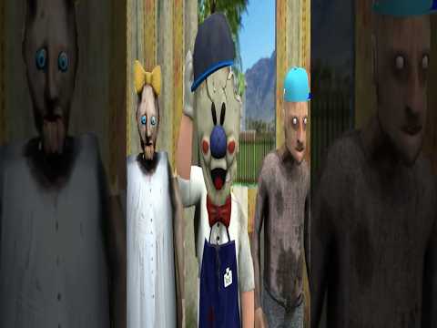 الجدة الشريرة جراني مع لعبة الايسكريم  granny 🥲
