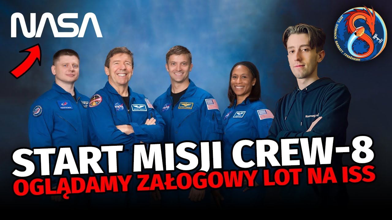Start załogowej misji Crew-8 na Międzynarodową Stację Kosmiczną