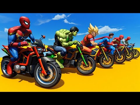 GTA 5 Epic Ragdolls | Spiderman and Super Heroes Jumps/fails (Euphoria Ragdolls Physics)