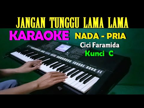 JANGAN TUNGGU LAMA LAMA – Cici Faramida | KARAOKE Nada Pria C=DO