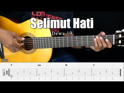 Selimut Hati - Dewa 19 - Fingerstyle Guitar Tutorial + TAB & Lyrics