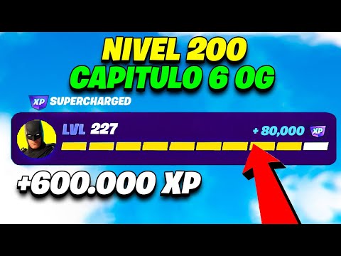 [MAPA de XP] Como *SUBIR RAPIDO DE NIVEL* en FORTNITE *BUG de EXPERIENCIA* Capítulo 6 Temporada 1 OG