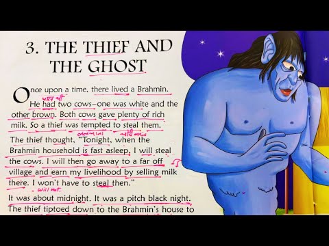 The Thief and ghost Story / English padhna kaise Sikhe / Spoken English practice/