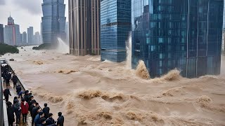 Entire skyscrapers are sinking! China will never be the same after such a flood