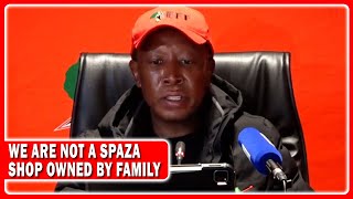 Julius Malema EFF Presser “We Are Not A Spaza Shop Owned By Family Or Run From Laptop”